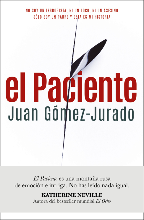 Portada de la novela 'El paciente', de Juan Gmez-Jurado.