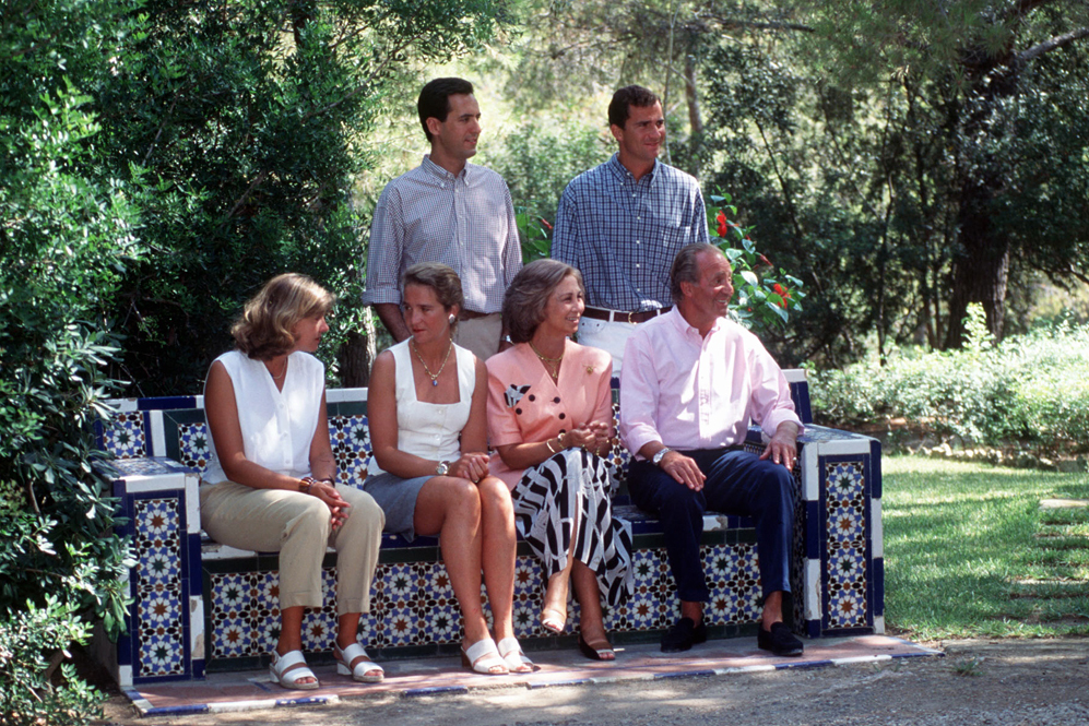 1996. Posado durante las vacaciones estivales en Mallorca.