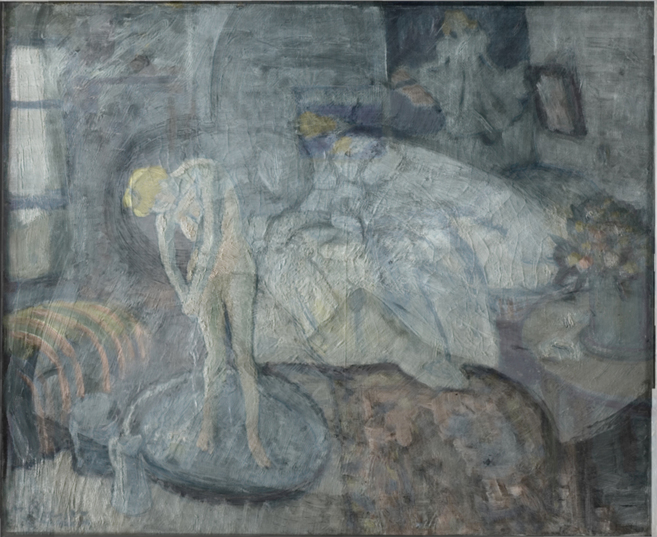 El lienzo 'La Habitacin Azul' de Pablo Picasso.