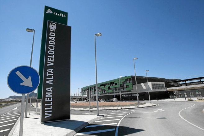 La estacin AVE de Villena, inaugurada hace un ao.