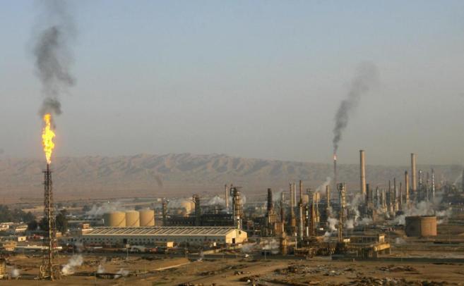 La relevante refinera iraqu de Biyi.