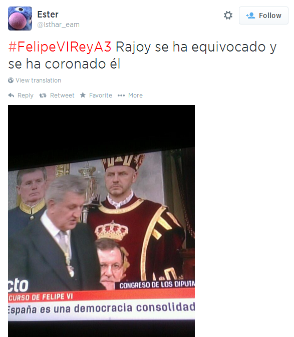 Coronacin de Felipe VI o de Rajoy I? La perspectiva ha dejado esta...