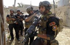 Fuerzas especiales iraques en Ramadi.