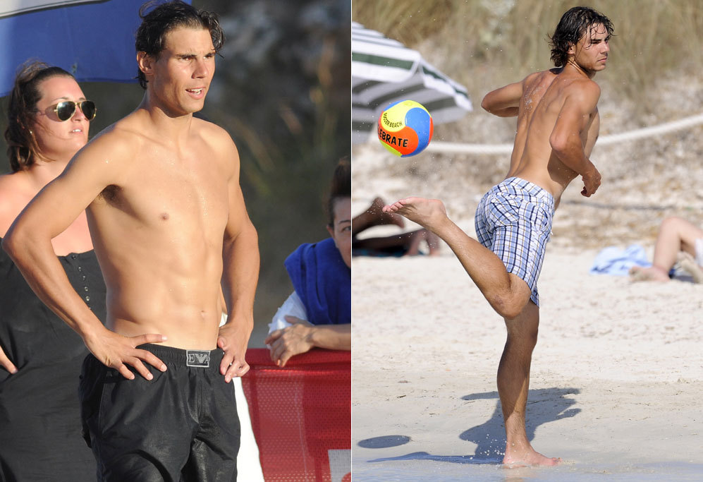 Rafael Nadal, 28 aos. El tenista mallorqun tiene un cuerpo muy...