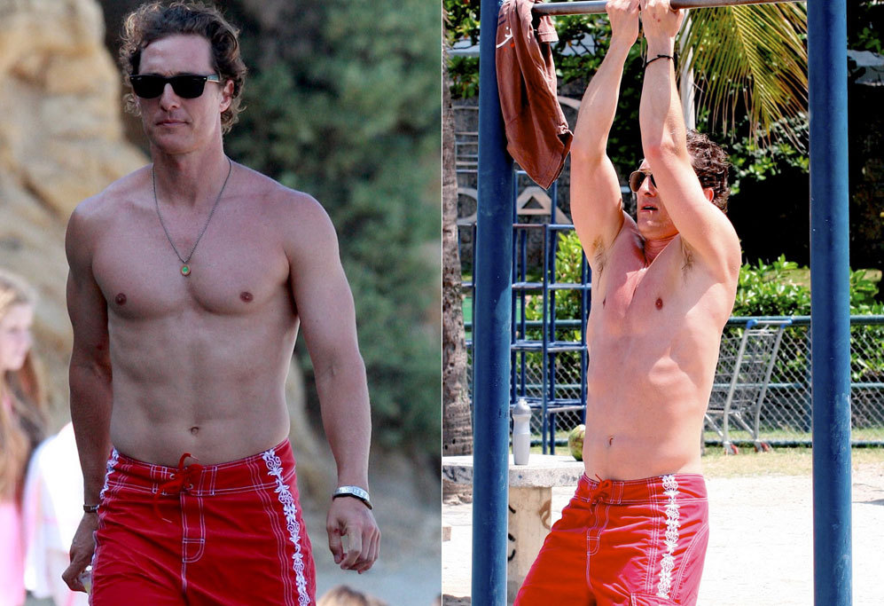 Matthew McConaughey, 44 aos. Para conseguir el papel que le ha dado...