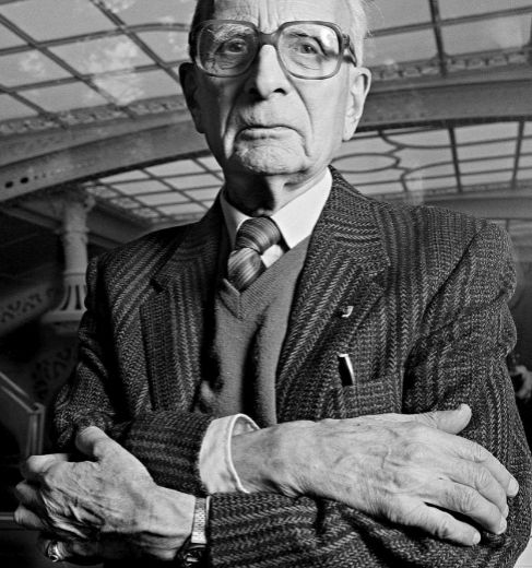 Lévi-Strauss, fotografiado en 1987.