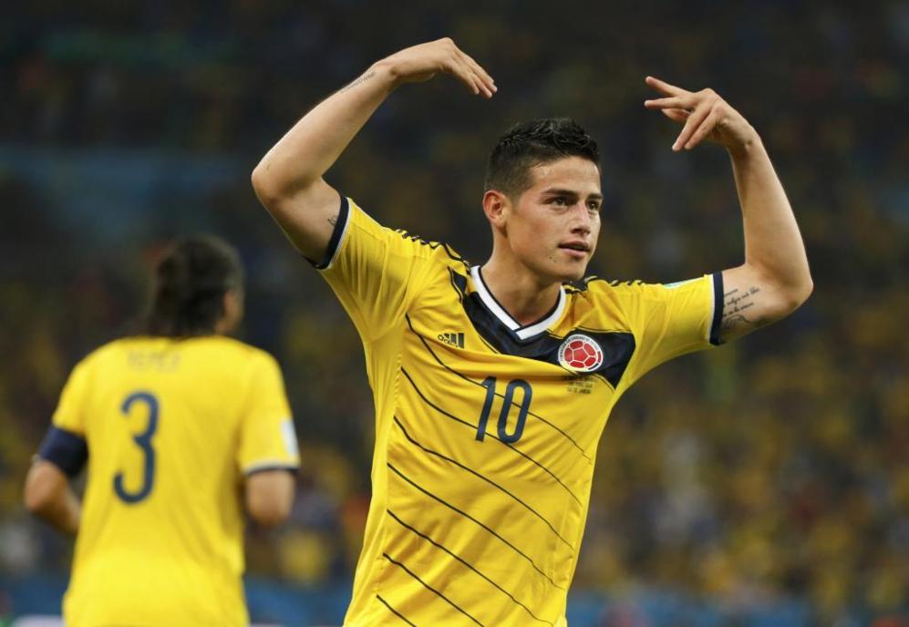 James Rodrguez marc los dos goles de Colombia y ya suma cinco en...