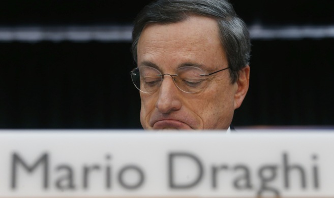 El presidente del BCE, Mario Draghi, en Frncfort.