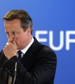 David Cameron, durante una conferencia de prensa.