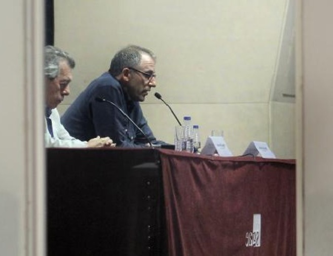 José Luis Acosta, actual presidente de SGAE, en rueda de prensa.