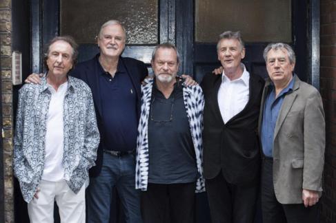 Los miembros de Monty Python la semana pasada en Londres
