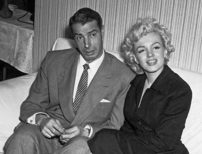 Joe DiMaggio y Marilyn Monroe, en una imagen de 1954.