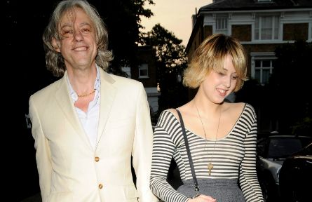 Geldof y su hija, en 2009.