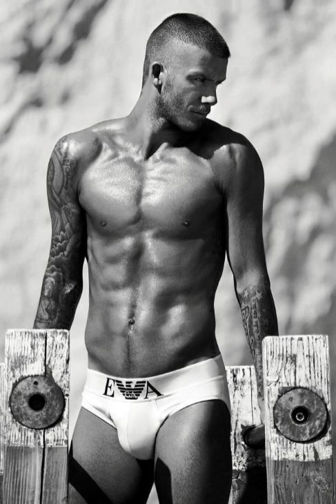 David Beckham fue imagen de Emporio Armani Underwear en pleno apogeo...