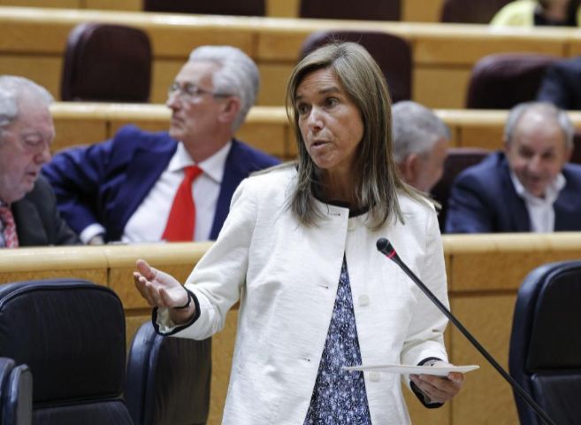 La ministra de Sanidad, Ana Mato, en el Senado.