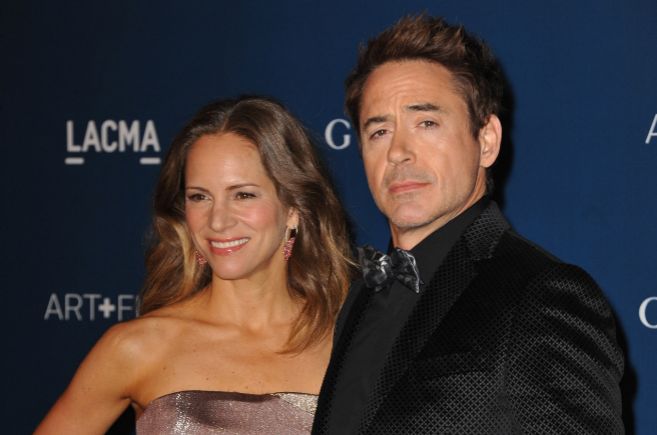 Robert Downey Junior y  Susan Levin, en una imagen reciente.