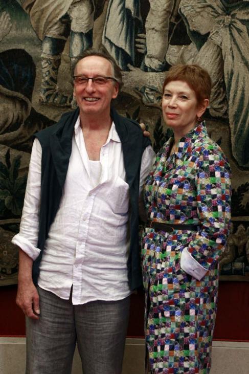 Dominique Mercy y Brigitte Lefvre, esta maana en el Teatro Real