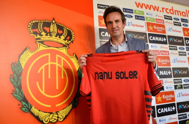 Miquel Soler durante su presentacin como nuevo entrenador del Real...