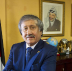 El embajador de Palestina en Espaa, Musa Amer Odeh, en su despacho.
