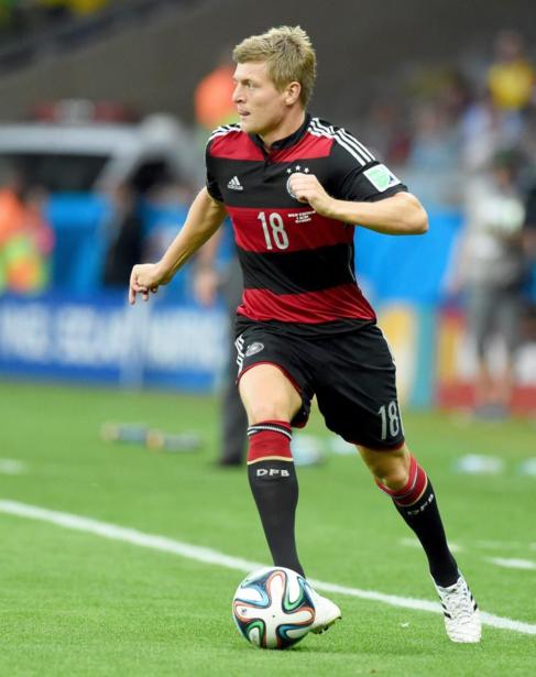 Kroos, durante un partido con Alemania en el Mundial de Brasil.