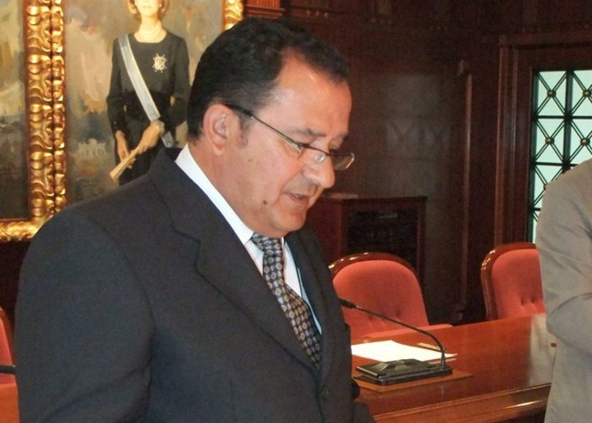 Manuel García, el día de su nombramiento.