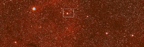Cometa 67P/Churymov-Gerasimenko en la constelacin Ophiuchus