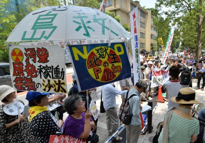 Manifestacin antinuclear en Tokio.