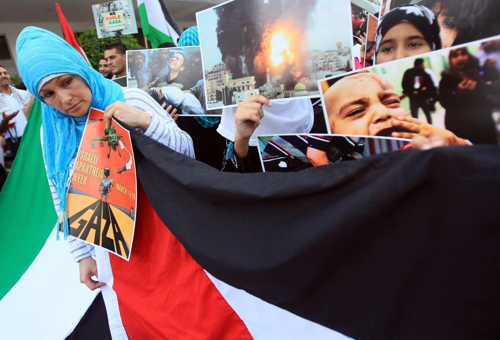 Protestas a favor de Palestina en varias ciudades - Palestinos ...