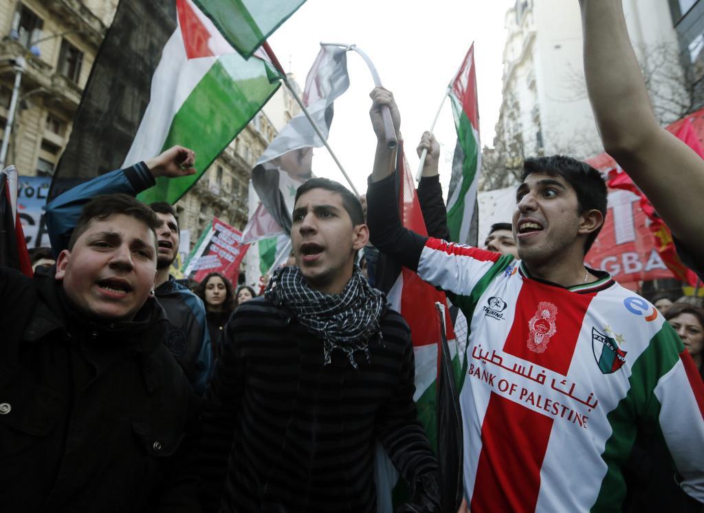 Protestas a favor de Palestina en varias ciudades - Propalestinos se ...