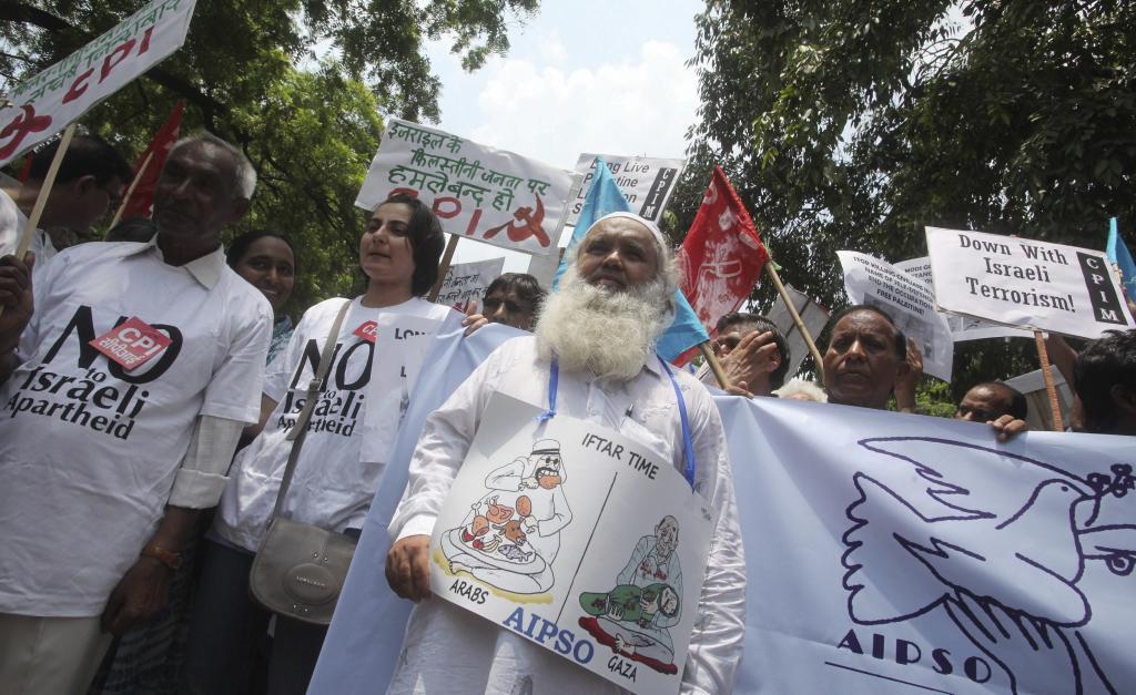 Protestas a favor de Palestina en varias ciudades - Simpatizantes de ...