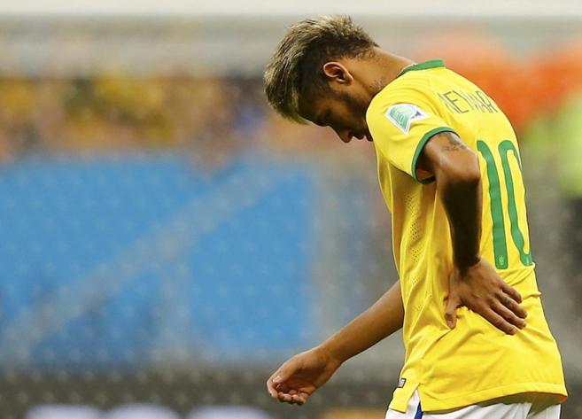 Neymar, durante el Mundial de Brasil.