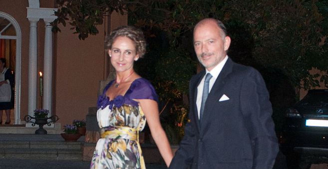 Carla Royo-Villanova con su marido, Kubrat de Bulgaria.