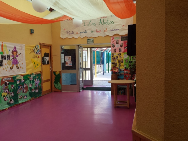El interior de la Escuela Infantil Los Abetos, donde se han llegado a...