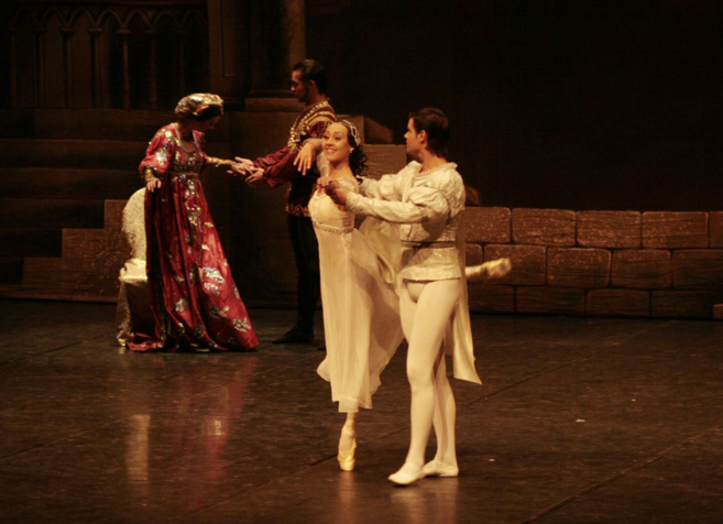 El Ballet de Mosc representando 'Romeo y Julieta' en el...