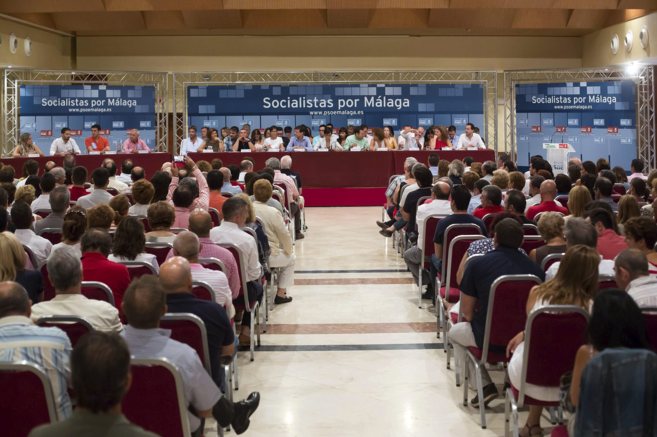 Congreso provincial extraordinario del PSOE de Mlaga.
