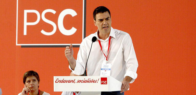 Pedro Sánchez en el Congreso extraordinario de los socialistas...
