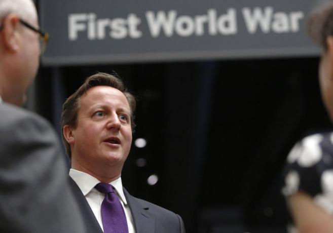 El primer ministro britnico, David Cameron, en la inaguracin del...