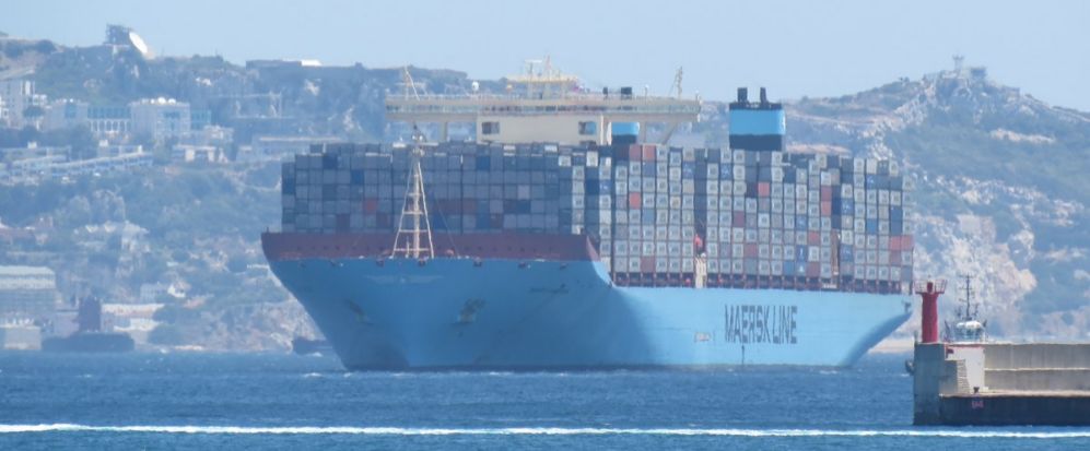 Imagen del buque de la naviera danesa con sede en Algeciras, cargado...