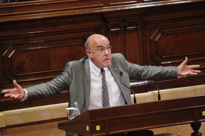 Boi Ruiz, en el pleno en el Parlament