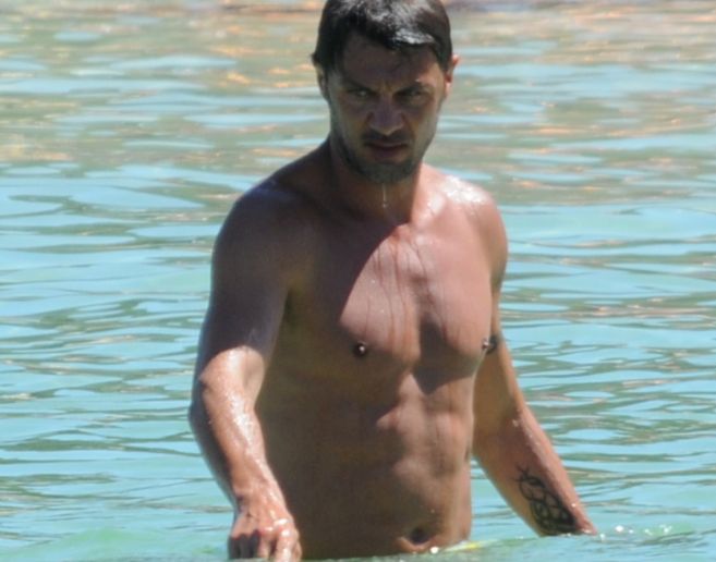Maldini, en una imagen en Ibiza.