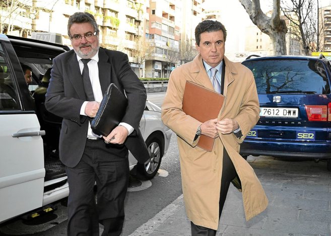 Jaume Matas acude a los juzgados de Va Alemania el pasado mes de...