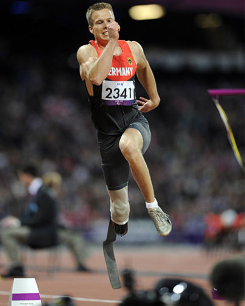 Rehm, diurante los Juegos Paralmpicos de Londres en el ao 2012.