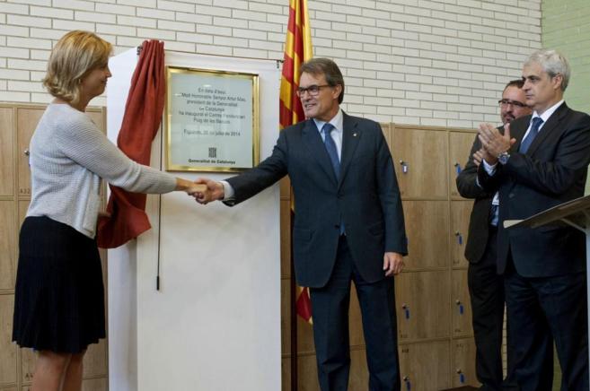 El presidente de la Generalitat, Artur Mas, inaugura la prisin de...