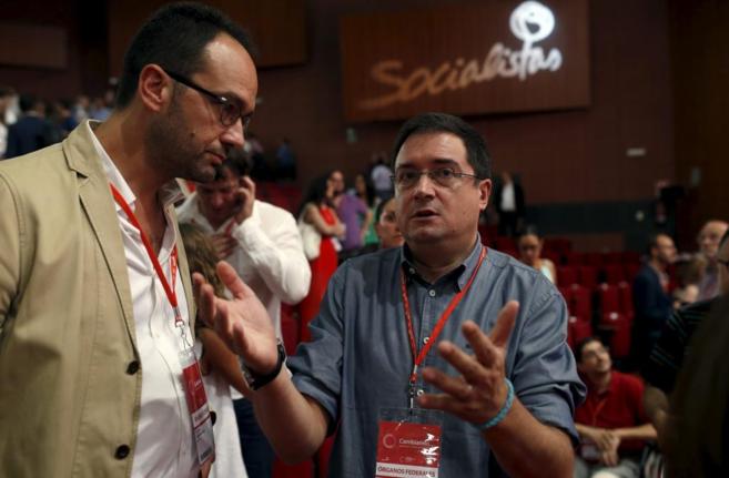 Hernando y Lpez este fin de semana en el Congreso del PSOE