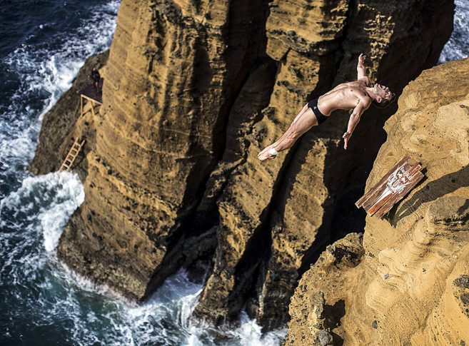 El espectacular salto de LoBue en las Azores, el pasado sbado.