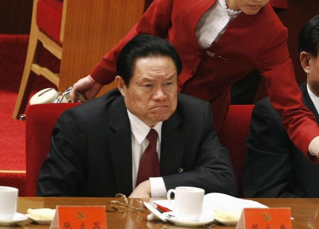 El ministro chino de Seguridad Pblica, Zhou Yongkang.