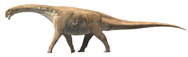 Reconstruccin artstica del aspecto de 'Aragosaurus...