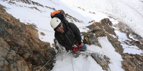 Miguel ngel Prez, en el K2.