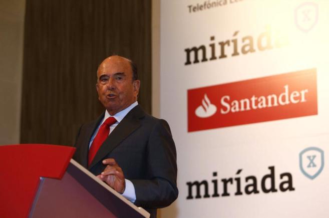 Emilio Botn, presidente del Banco Santander