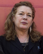 Pilar Manjon, en el acto de homenaje en la estacin de Atocha en...
